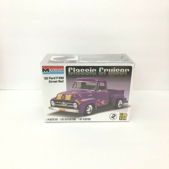 Monogram 1/24 Scale Classic Cruiser '55 Ford F-150 NEW SEALED - Picture 2 of 5